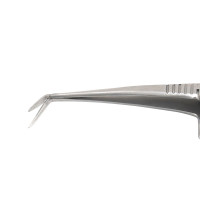 Dewecker Iris Scissors 4 1/2" Angled Sharp Sharp