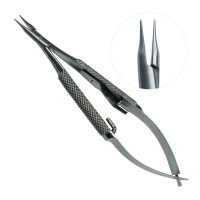Barraquer Micro Needle Holder 4" Straight with Lock 10cm