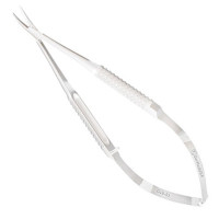 Barraquer Needle Holder 5 1/4" Delicate Curved Jaw with Lock