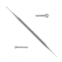 Curette Excavator 5 1/2" Double Ended With Holes 1.5mm and 2.5mm