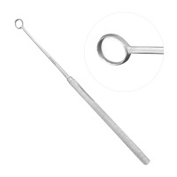 Buck Ear Curette 7" Straight Sharp 4mm
