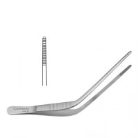 Wilde Ear Forceps Angled 5" With 1x2 Teeth