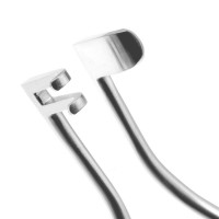 Bellucci Endaural Retractor 4 1/4" Solid Blade 2 Blunt Teeth