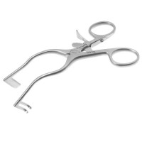 Bellucci Endaural Retractor 4 1/4" Solid Blade 2 Sharp Teeth