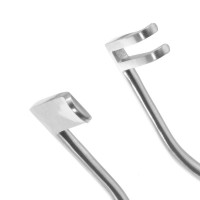 Bellucci Endaural Retractor 4 1/4" Solid Blade 2 Sharp Teeth