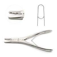 Ruskin Rongeur 6" Straight 3mm Double Action