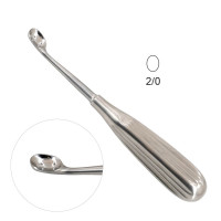 Spratt (Brun) Mastoid Curette 8 inch Ov...