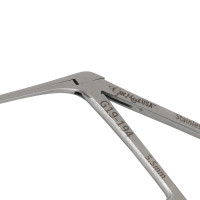 Bellucci Micro Ear Scissors 3 1/4" Shaft  5.5mm Blades Curved Right