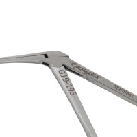 Bellucci Micro Ear Scissors  3 1/4" Shaft  5.5mm Blades Curved Left