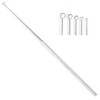 Buck Ear Curette 5 3/4" Angled Sharp Size 5 (4.5mm)