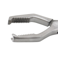 Lane Bone Forcep 13" Light 2x2 Teeth Serrated Jaws With Ratchet Maximun Opening 30mm