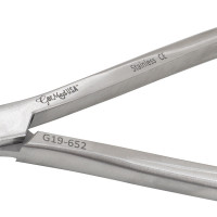 Lane Bone Forcep 13" Light 2x2 Teeth Serrated Jaws With Ratchet Maximun Opening 30mm