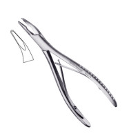 Hartman Rongeur 5 3/4" Half Curved