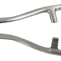 Heywood Smith Sponge Forcep Serrated Straight 10"