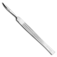 Joseph Double Edge Knife 6" With Pointed Tip Curved Wide Blade