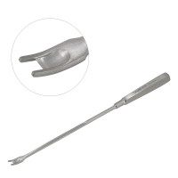 Lowe-Breck Cartilage Knife, Straight Edge With Guards, 10 1/2"