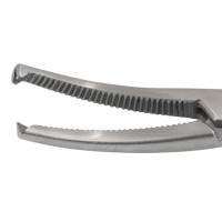 Halstead Mosquito Forceps Curved 1x2 Teeth 5"
