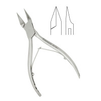 Nail Splitter 5" Thin Tapered Jaws Smooth Handles