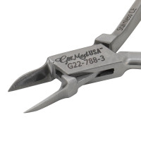 Nail Splitter 5 1/2" Tapered Jaw Straight Smooth Handle Locking Clip