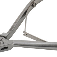 Nail Splitter 5 1/2" Tapered Jaw Straight Smooth Handle Locking Clip