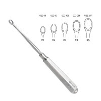 Piffard Dermal Curette 5 1/2" 3mm Oval Size 1