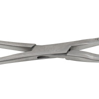 Twin Point Fragment Reduction Forceps 9 1/2" Curved with Long Ratchet