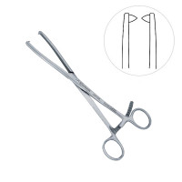 Malleolar Bone Holding Forcep 8 1/2" Maximum Opening 60mm With Ratchet 1x1 Sharp Points