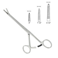 Brand Tendon Pulling Forcep 7 1/2"" Angled Shaft Serrated Jaws 1x2 Teeth