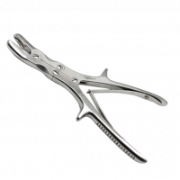 Stille Luer Rongeur 8 1/2" Curved 10mm Double Action