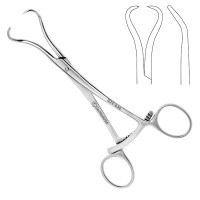 Bone Reduction Forcep 7" Double Ratchet One Step Pointed Tip Maximum Opening 4mm-45mm