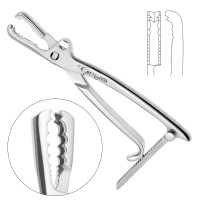 Farabeuf Lambotte Forcep 7 1/2" Adjustable Jaw With Ratchet