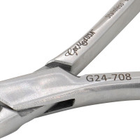 Jansen Rongeur 7" Straight 4mm Single Action