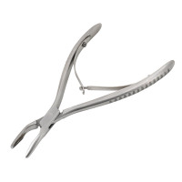 Jansen Rongeur 7" Curved 4mm Single Action