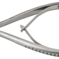 Jansen Rongeur 7" Curved 4mm Single Action