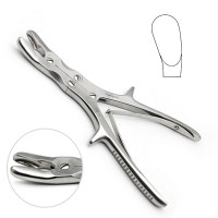 Stille Luer Rongeur 9 1/2" Curved 17mm Double Action