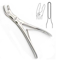 Leksell Rongeur 9 1/2" Full Curve 4mm Double Action