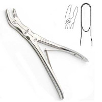 Leksell Rongeur 9 1/2" Full Curve 7mm Double Action