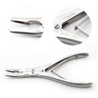 Ruskin Rongeur 6" Curved 2mm Double Action
