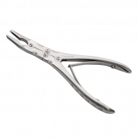 Ruskin Rongeur 6" Curved 2mm Double Action