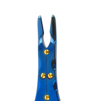 Ruskin Rongeur 7 1/2" 4mm Jaw Double Action Blue Coated