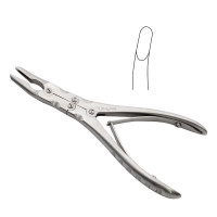 Ruskin Rongeur 9" Curved 5mm Double Action
