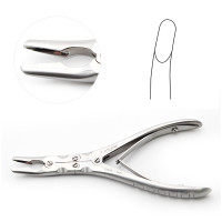 Ruskin Rongeur 9" Curved 6mm Double Action