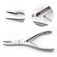 Ruskin Rongeur 9" Curved 7mm Double Action