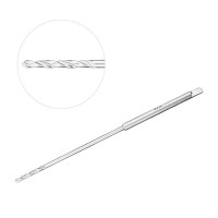 Twist Drill 6.0" Straight Shank Double Fluted 2.0mm 30mm Round End