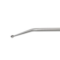 Cone Ring Curette 15" Aluminum Handle 25 Degree Angled #1 3mm Sharp Sharp