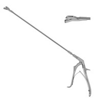 Turrell Biopsy Forcpes Angled 4x8mm Bite Ring Handle 10"