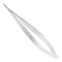 Micro Surgery Scissors Sharp Points Curved 6"
