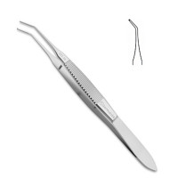 Mcpherson Micro Iris Forceps Smooth Platform 0.3x5mm Straight 3 1/2"