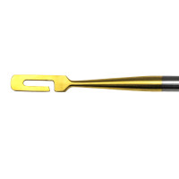 Tissue Elevator Suture Passer 9 3/4" without Slot - Suture Hole 2.5mm x 13mm
