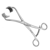 Bone Holding Clamp 8 1/2" Large - Pads 32mm x 25mm